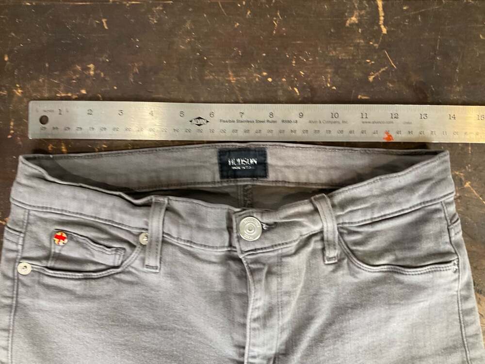 Hudson Nico Mid-Rise Super Skinny Jeans Grey - Picture 7 of 10